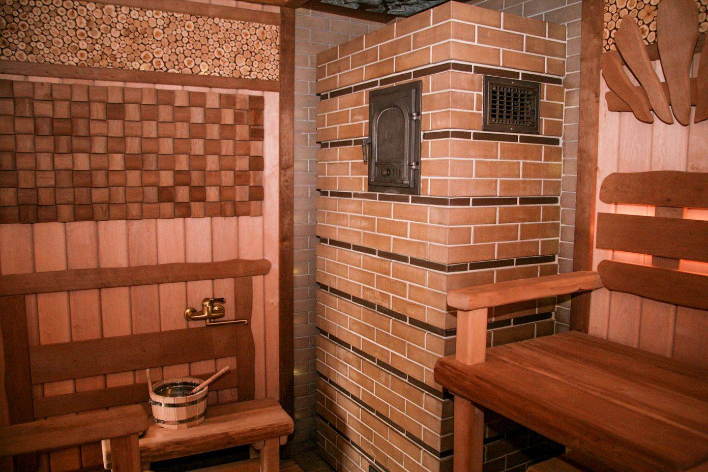 Кладка банной печи